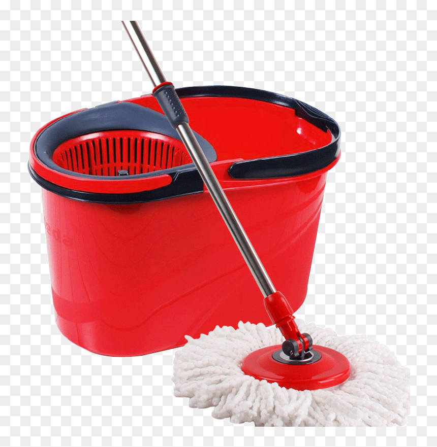 Plastic, HD Png Download - mop bucket png