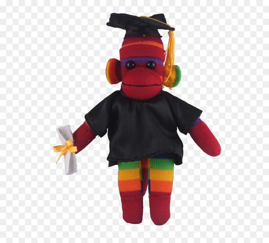 Stuffed Toy, HD Png Download - sock monkey png