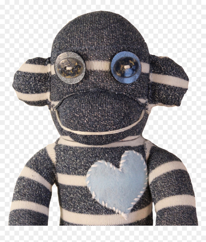 Stuffed Toy, HD Png Download - sock monkey png
