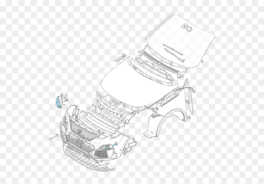 Peugeot 3008 Radar Distance, HD Png Download - ornamental frame png