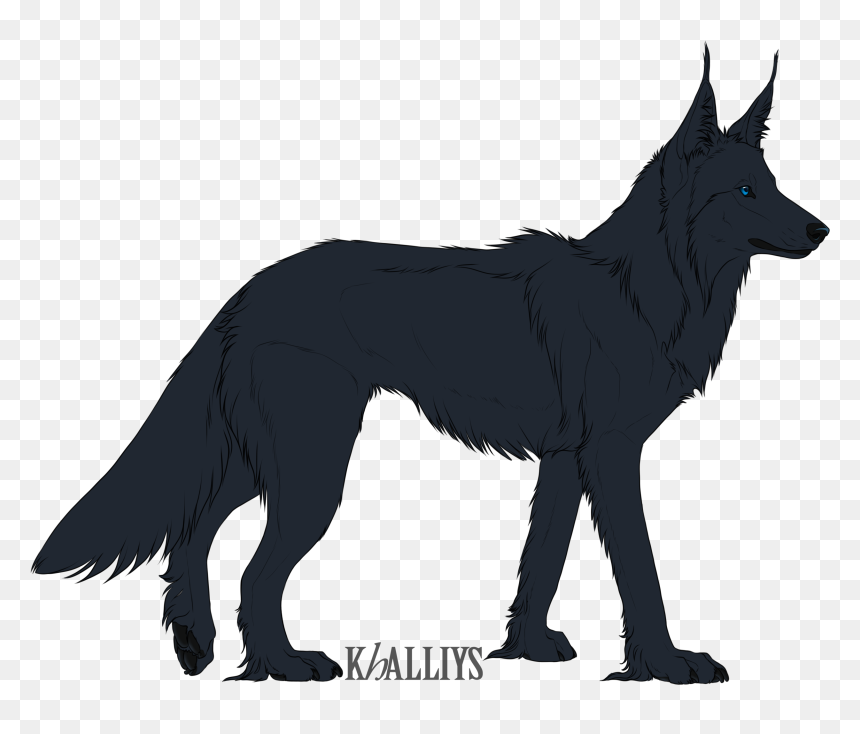 Old German Shepherd Dog, HD Png Download - wolf ears png