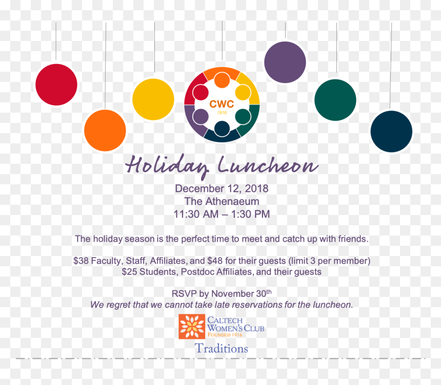 Holidayluncheon - Circle, HD Png Download - rsvp png