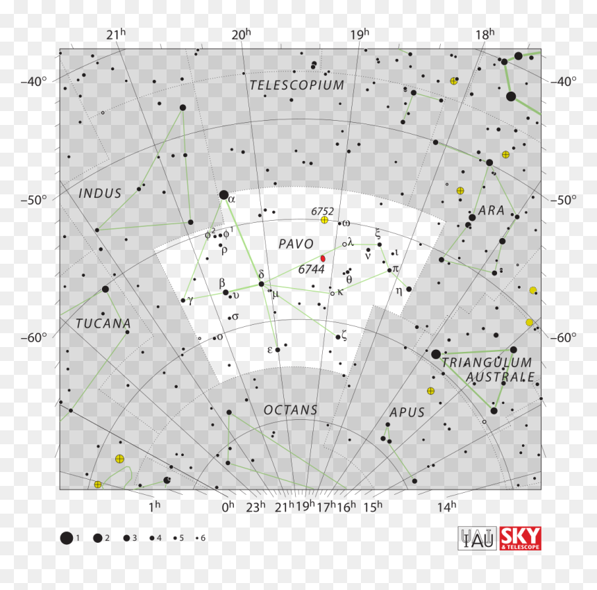 Coma Berenices Star Chart, HD Png Download - pavo png