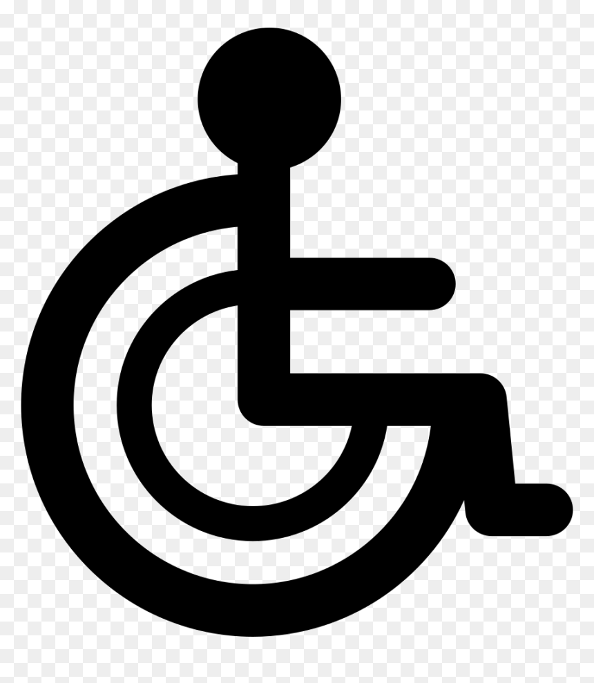 Wheelchair Symbol - Símbolo Silla De Ruedas, HD Png Download - wheelchair icon png