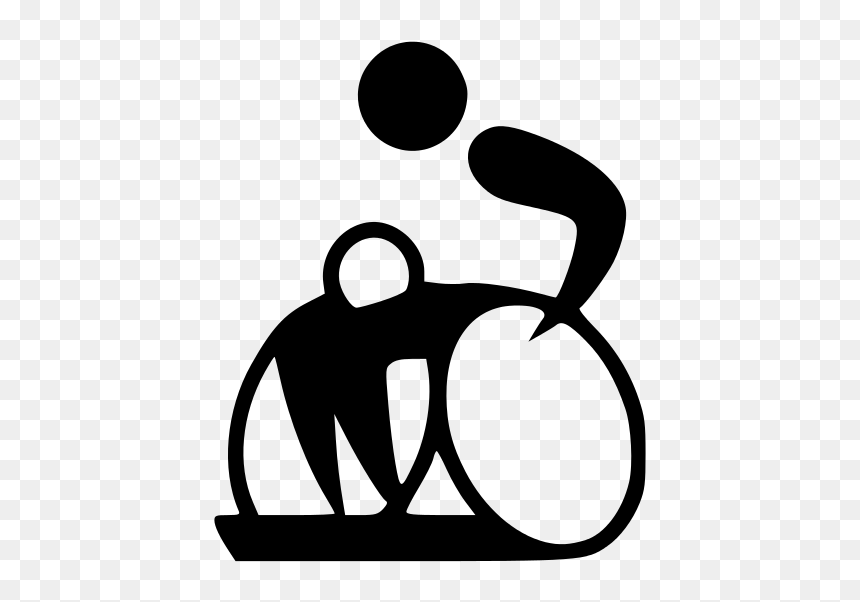 Quad Rugby Logo, HD Png Download - wheelchair icon png