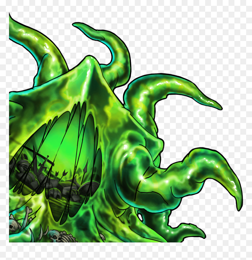 Transparent Tentacles Png - Transparent Green Slime Png, Png Download - minecraft slime png