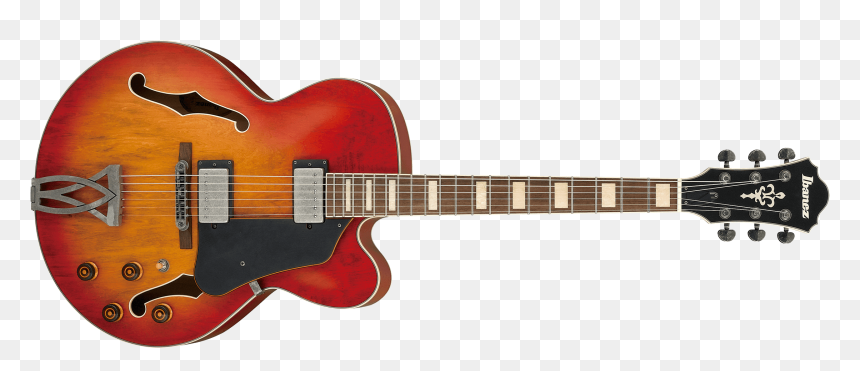 Ibanez Af95 Hollow Body Electric Guitar, HD Png Download - red burst png
