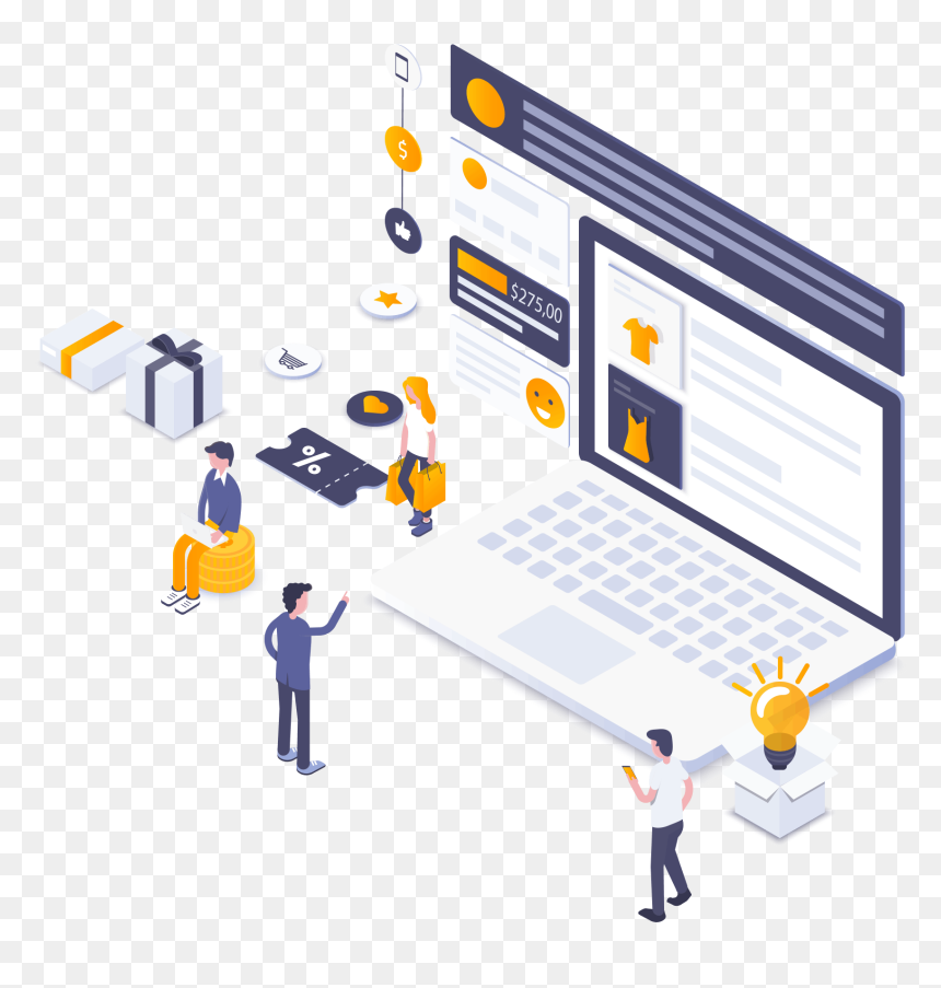 Isometric Online Shopping, HD Png Download - iraq png