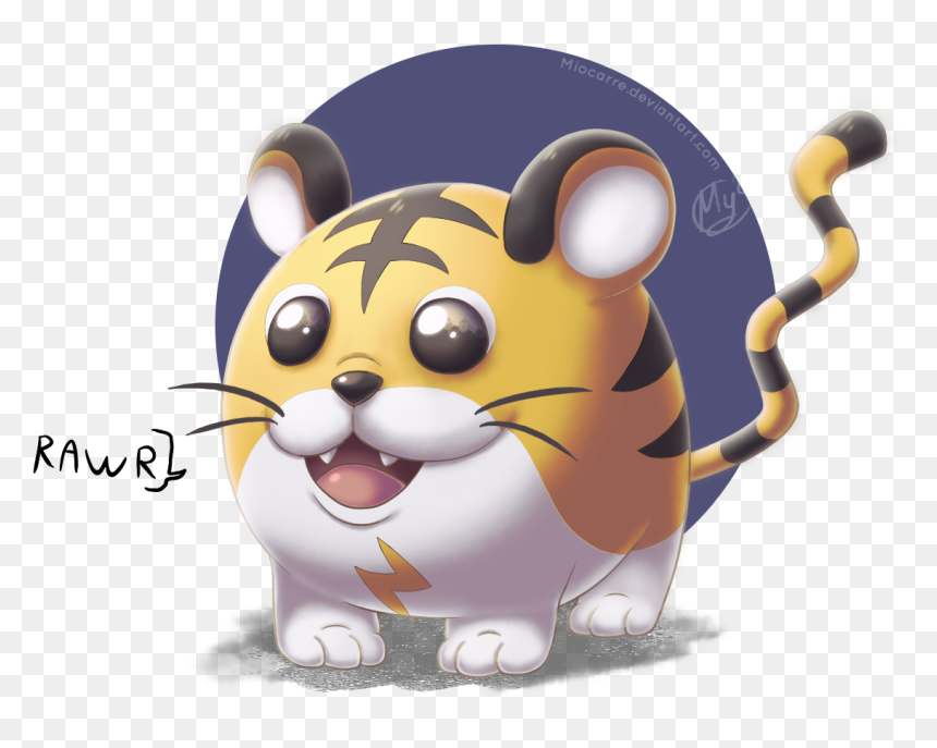 Pokemon Tigrette, HD Png Download - pokemon gold png