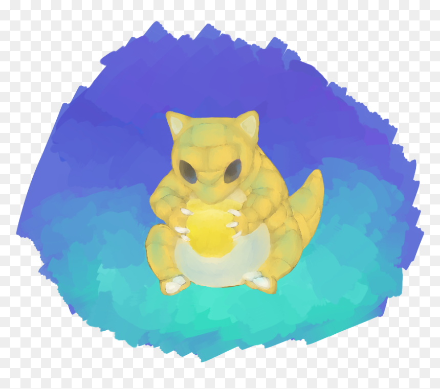 Sandshrew Art Trade - Illustration, HD Png Download - sandshrew png