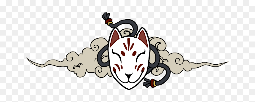 Cartoon, HD Png Download - kitsune mask png