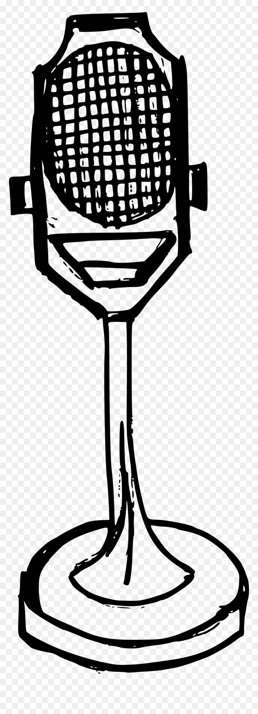 Clip Art, HD Png Download - microphone drawing png