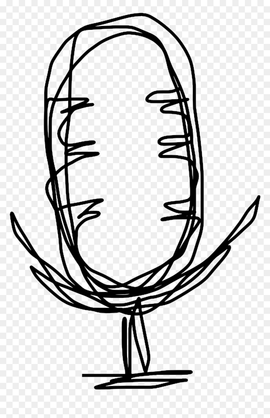 #art #illustration #fashion #tshirt #microphone #singer - Singer Image Sketch, HD Png Download - microphone drawing png