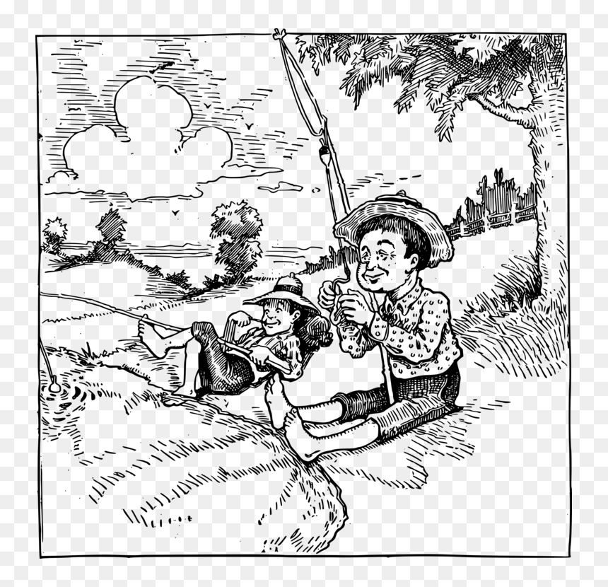 Cartoon Comics Drawing Visual Arts Line Art - Visual Arts, HD Png Download - line drawing png