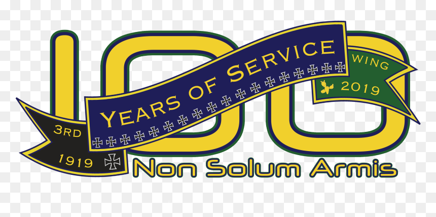 3rd Wing 100th Anniversary Graphic - Calligraphy, HD Png Download - flying debris png