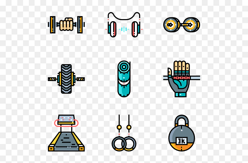 Clip Art, HD Png Download - barbell clipart png