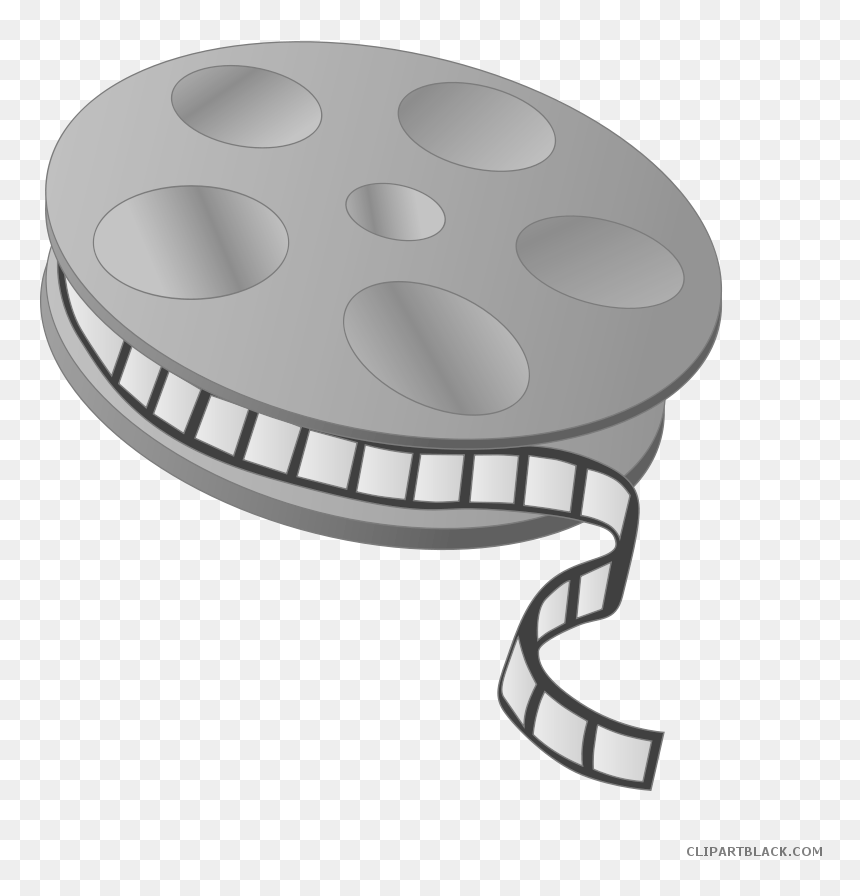 Movie Reel Tools Free Black White Clipart Images Clipartblack - Cartoon Pictures Of Movie Cameras, HD Png Download - film clipart png