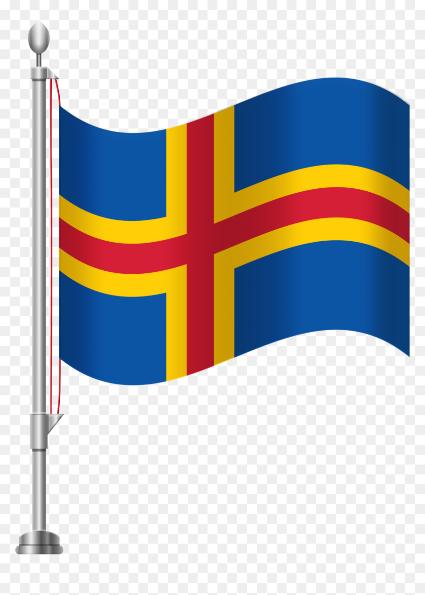 Aland Islands Flag Png Clip Art - Flag Northern Mariana Islands, Transparent Png - island clipart png