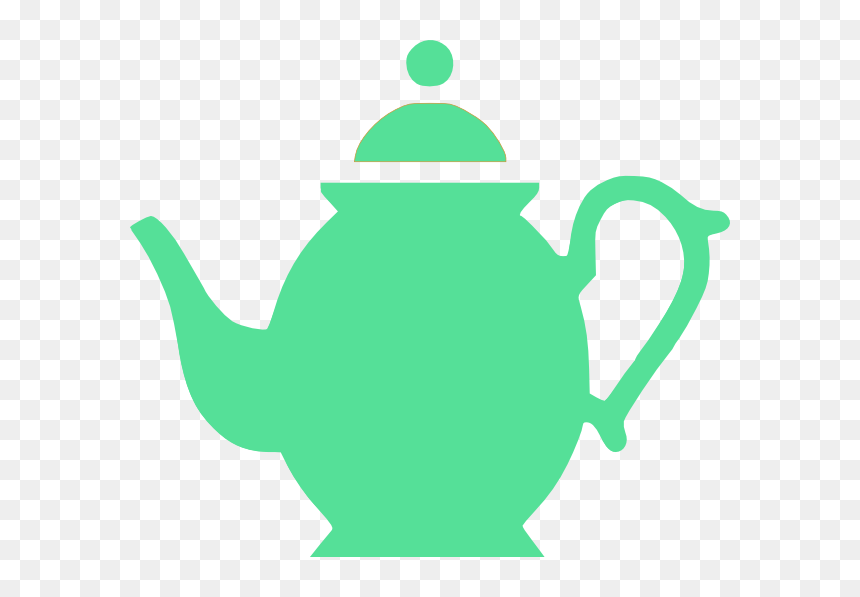 Duck Egg Blue Teapot Svg Clip Arts - Cartoon Teapots Alice In Wonderland, HD Png Download - egg outline png