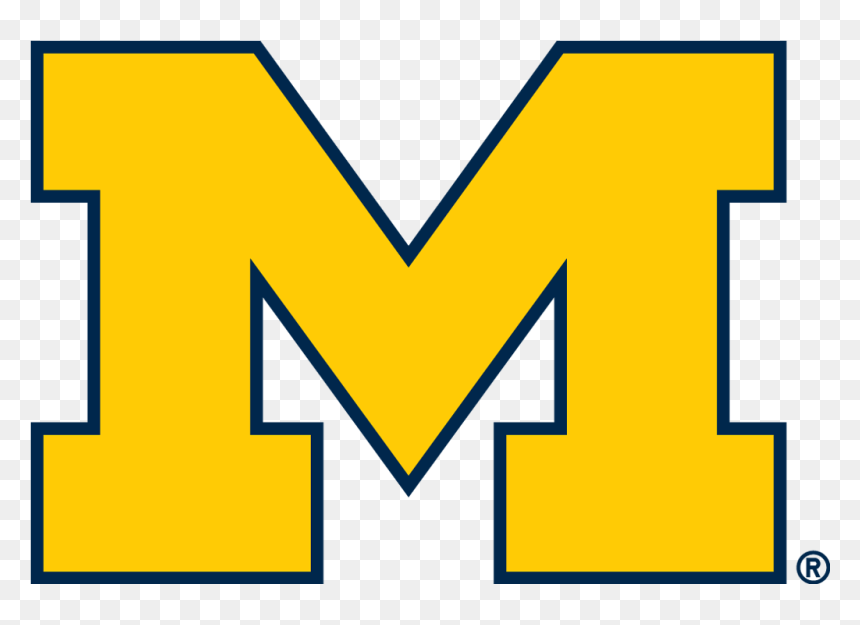 Official Ncaa University Of Michigan Wolverines, HD Png Download - michigan state university logo png