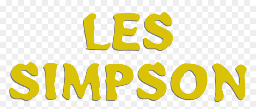 Logo Français Des Simpson Dans Le Générique - Simpson Logo, HD Png Download - the simpsons logo png