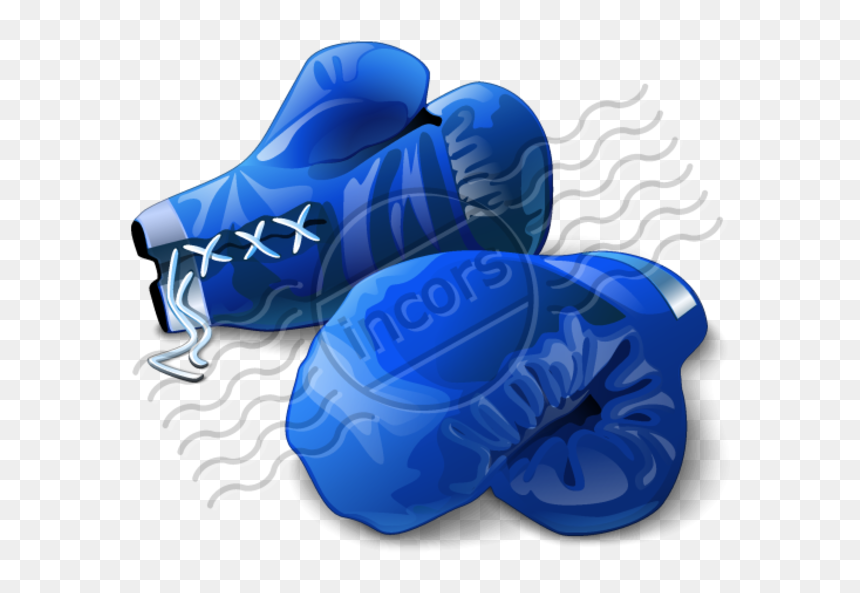 Collection Of Free Blued - Blue Boxing Gloves Icon, HD Png Download - boxing gloves clipart png