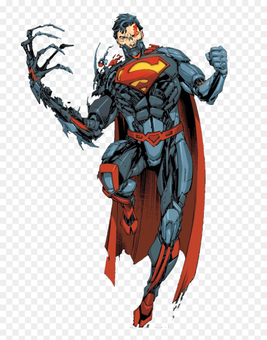 Cyborg Superman By Mayantimegod - New 52 Cyborg Superman, HD Png Download - cyborg logo png