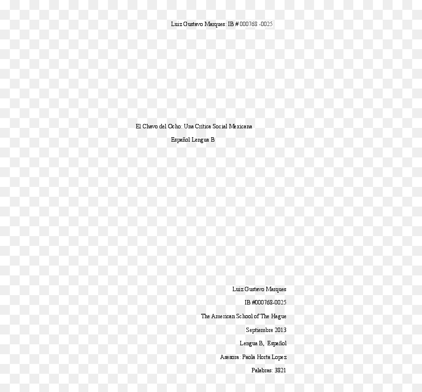 Document, HD Png Download - el chavo png