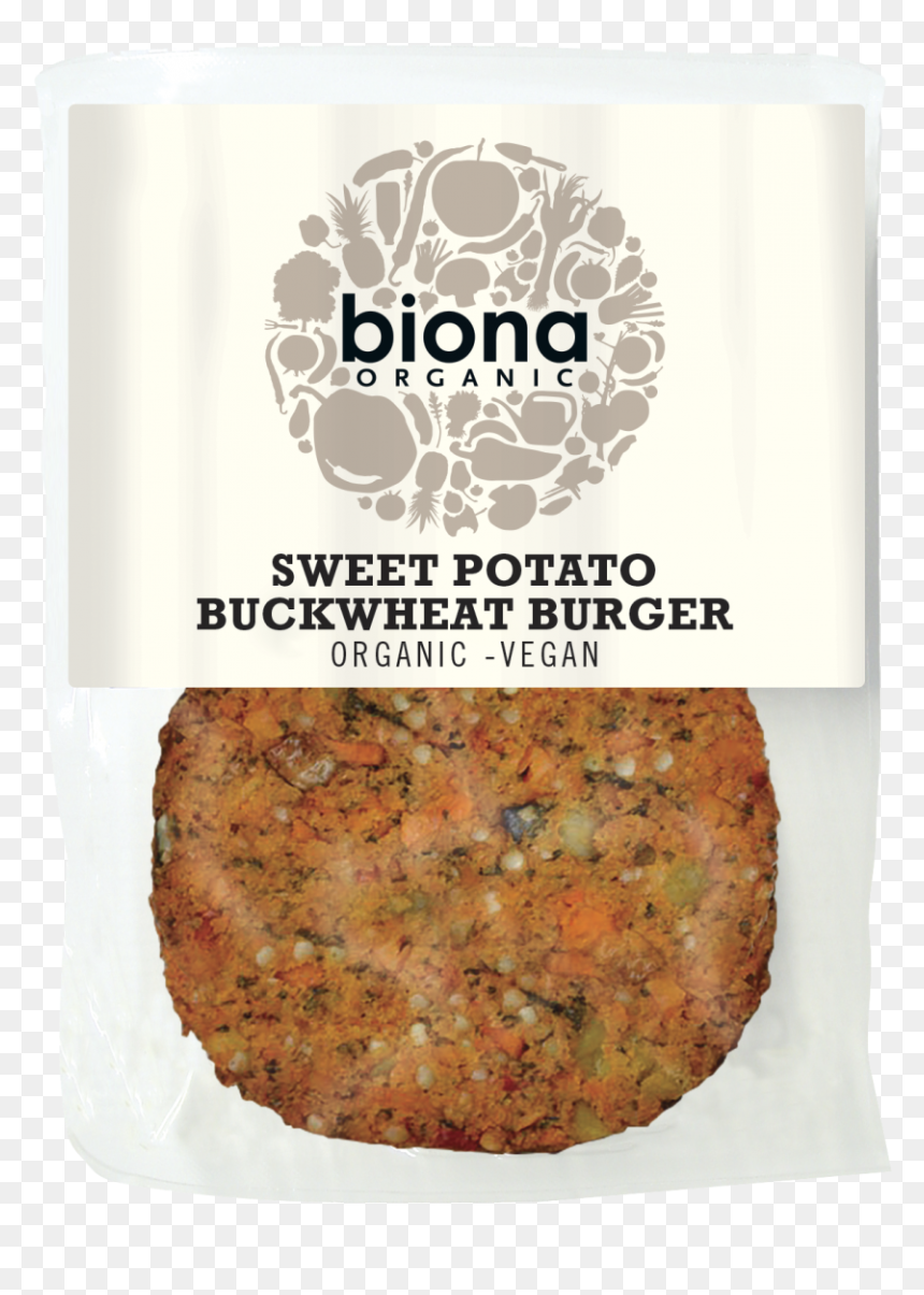 Biona Organic Sweet Potato Buckwheat Burger 160g, HD Png Download - banana .png