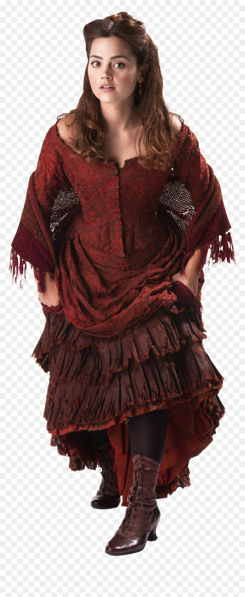 Doctor Who Victorian Clara, HD Png Download - jenna coleman png