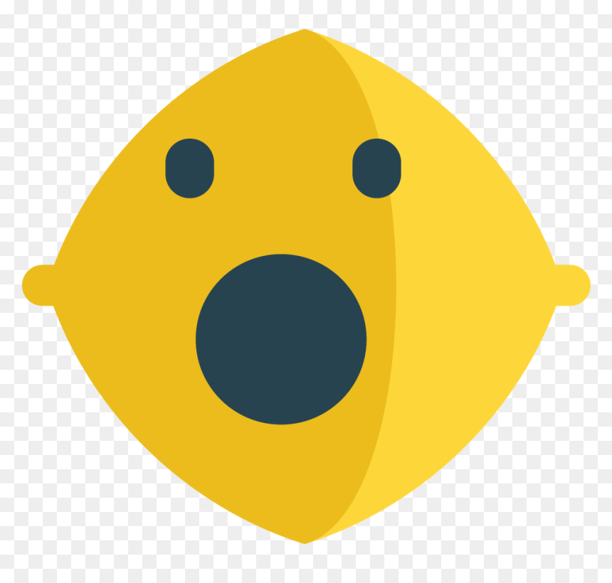 Transparent Amazed Emoji Png - Circle, Png Download - amazed emoji png