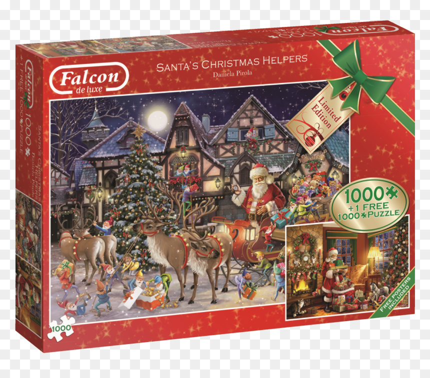 Falcon Christmas Jigsaw Puzzle, HD Png Download - puzzle icon png