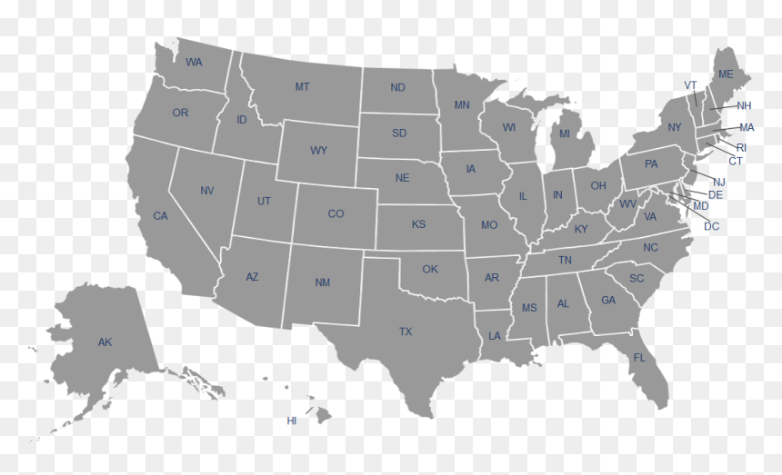 Transparent United States Map Png - Registered Nurse Salary 2019, Png Download - john f kennedy png