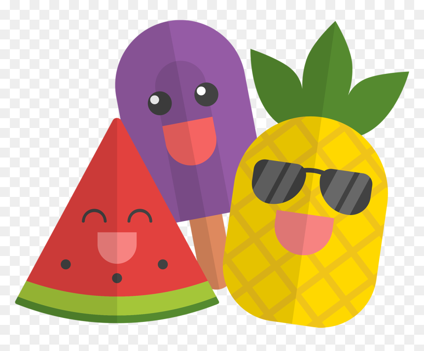 Portable Pineapple Anguria Illustration Graphics Cartoon, HD Png Download - cartoon pineapple png