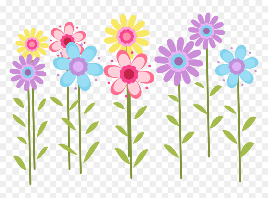 Plant Illustration, Cute Clipart, Fun Activities For - Cute Daisy Clipart, HD Png Download - african pattern png