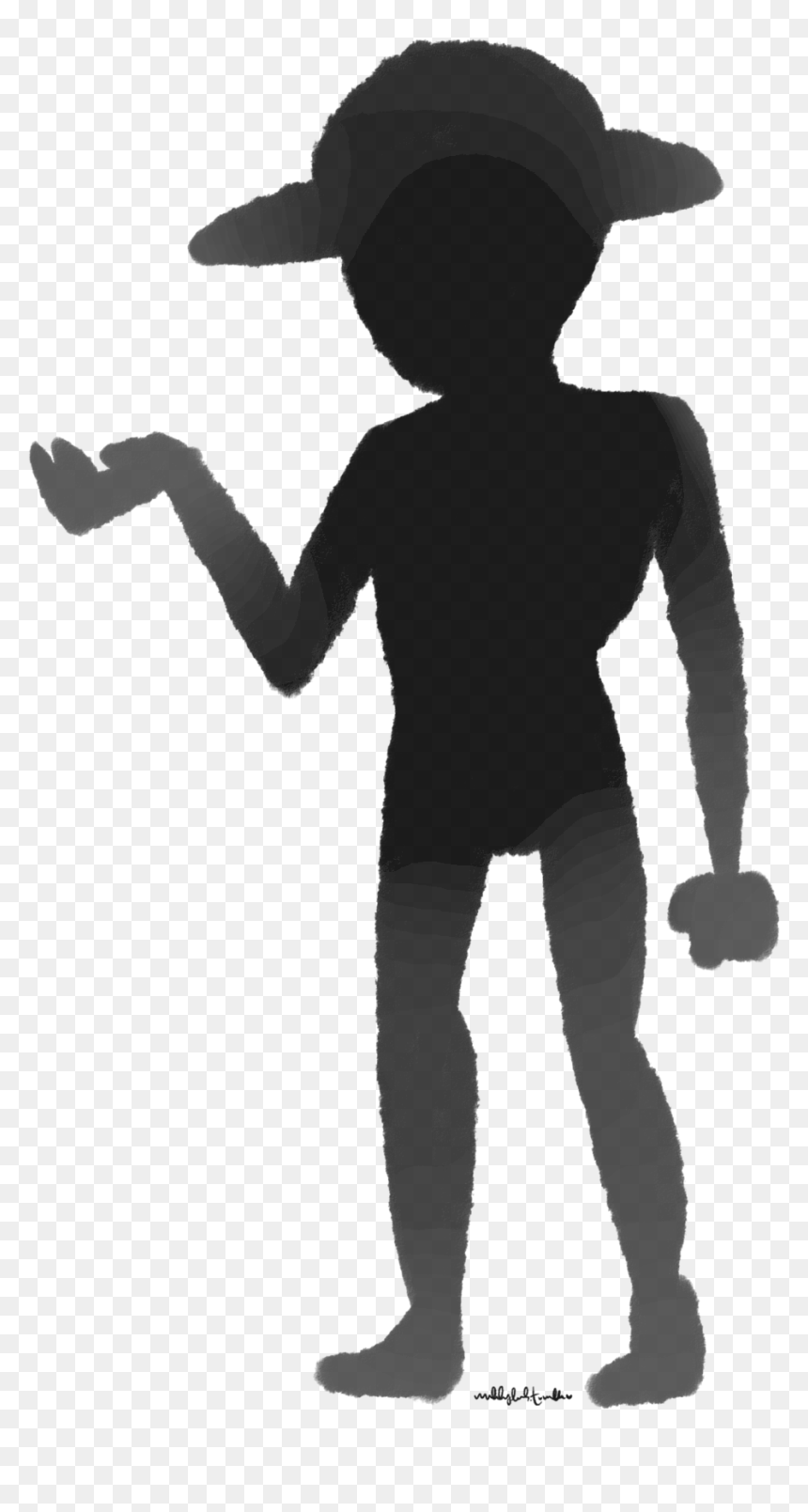 Outline Essay Clip Art - Black And White Human Outline, HD Png Download - tumblr outlines png