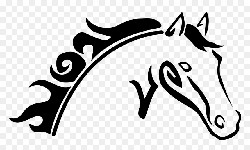 Transparent Horse Jumping Clipart - Horse Sketch Cdr, HD Png Download - head icon png