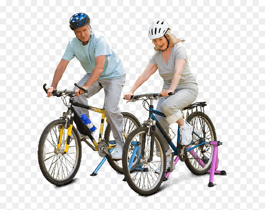 Road Bicycle, HD Png Download - fitness couple png