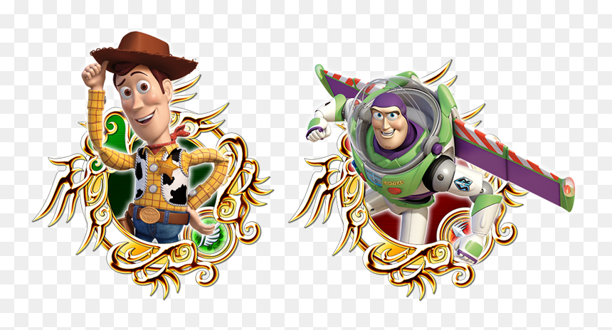 Stained Glass 8 Khux, HD Png Download - buzz and woody png