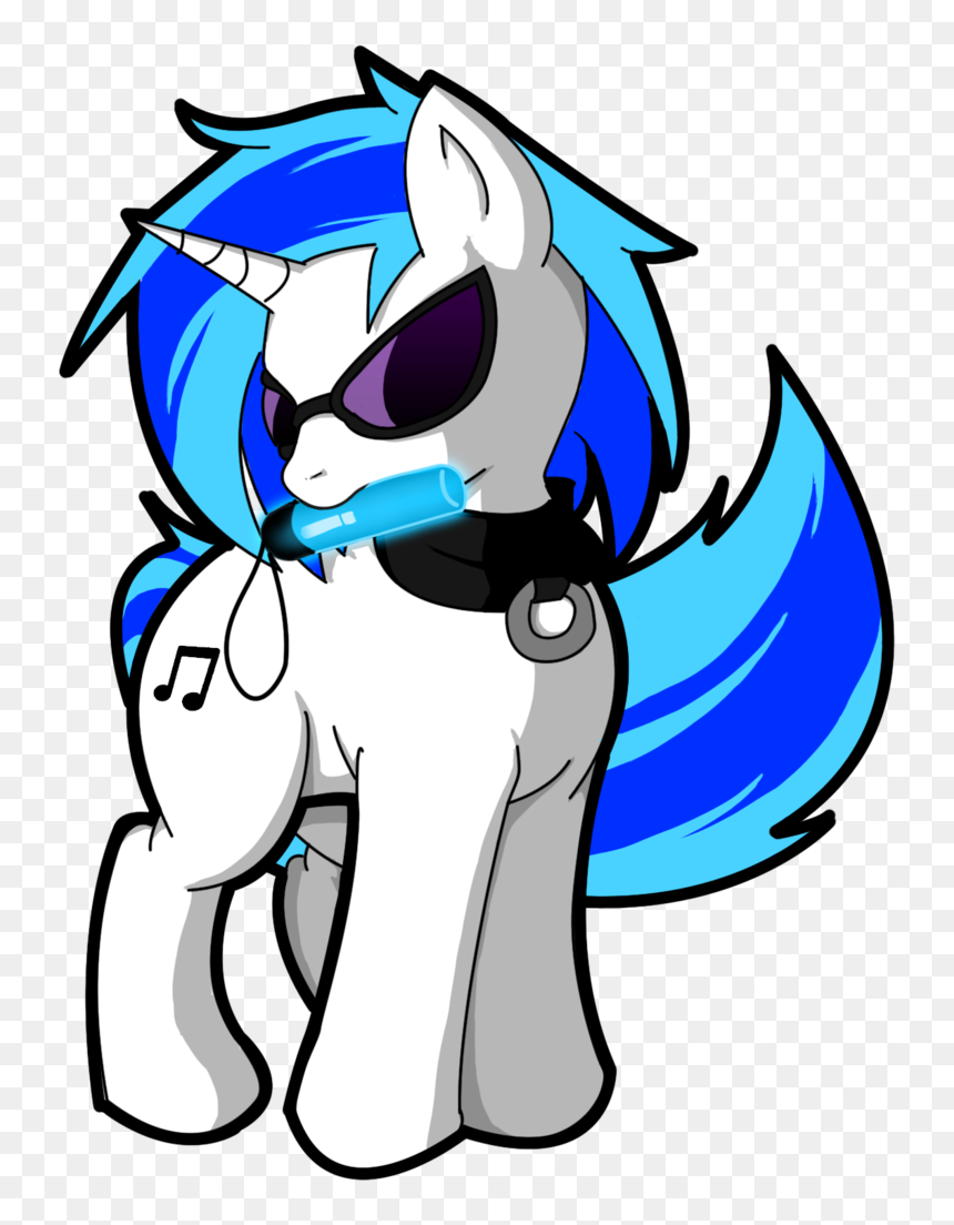Artist Needed, Collar, Dj Pon-3, Glowstick, Mouth Hold,, HD Png Download - glowstick png