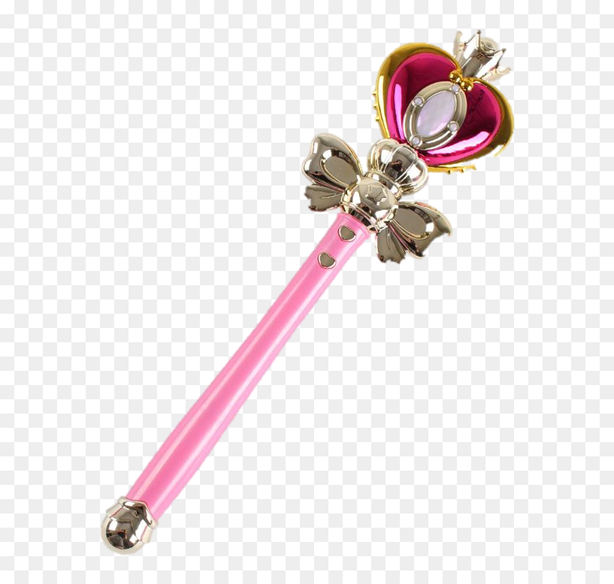 Girl Toys Anime Cosplay Sailor Moon Wand Henshin Rod - Sailor Moon Wand, HD Png Download - glowstick png