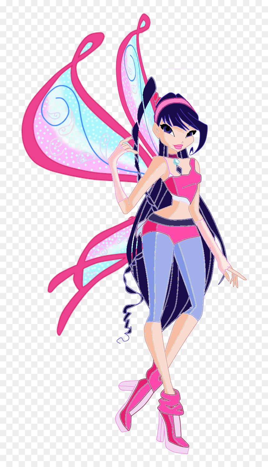Winx Club Karatasi La Kupamba Ukuta Titled Musa Believix - Winx Club Transparent Background, HD Png Download - winx club png