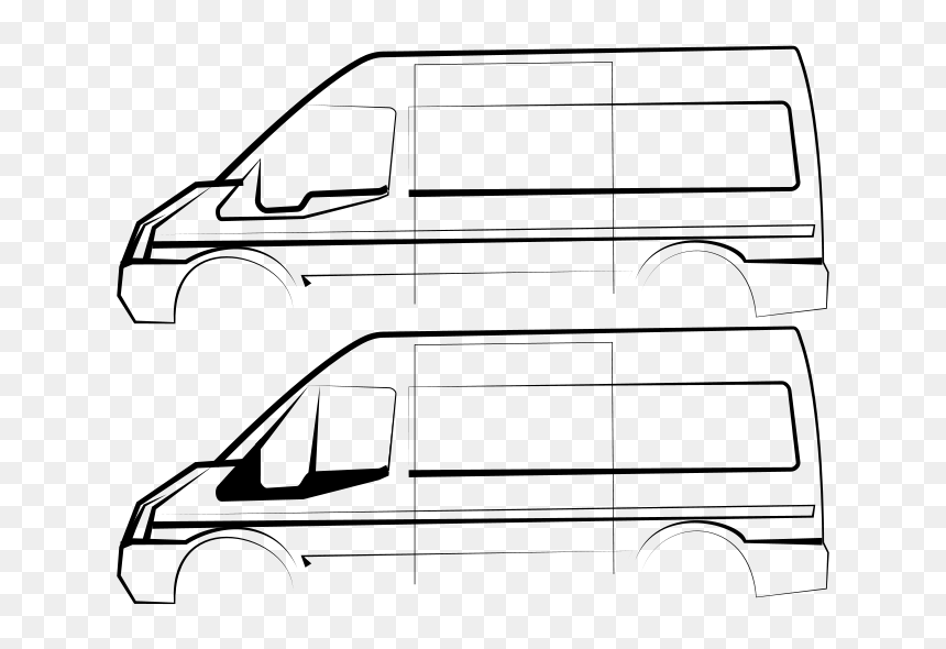 Free Fordtransith2l2 Free Anglia Hotrod - Ford Transit Clipart, HD Png Download - hotrod png