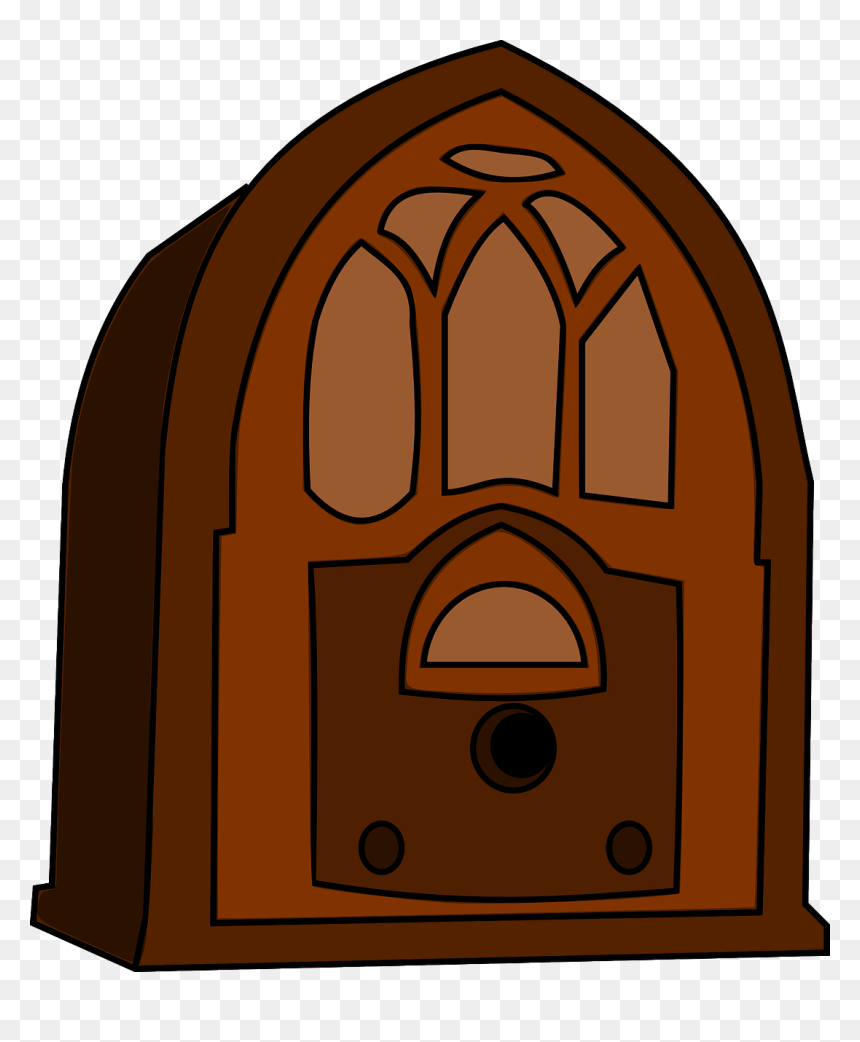 Old Radio Clip Art, HD Png Download - vintage radio png