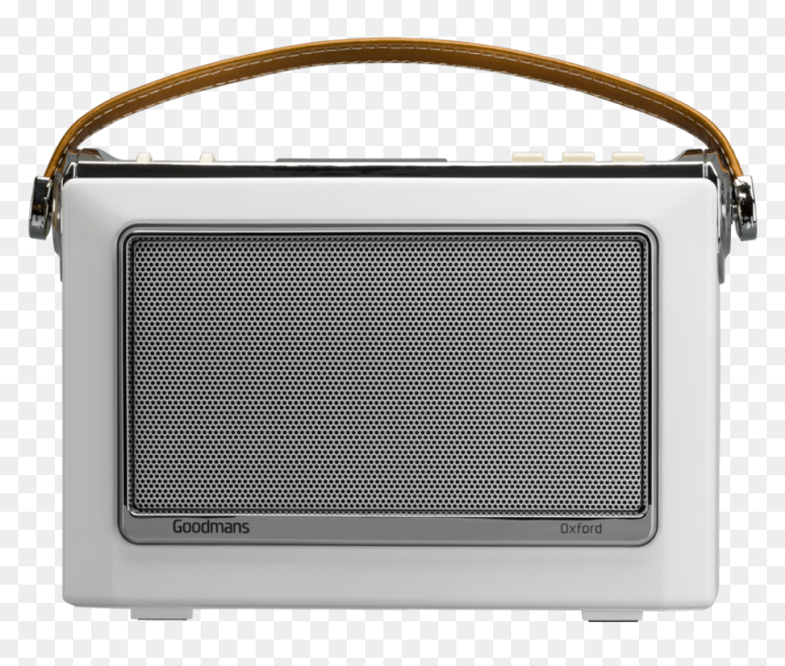 Goodmans Heritage Oxfordbt In Porcelain Front - Goodmans Oxford White Oxford, HD Png Download - vintage radio png