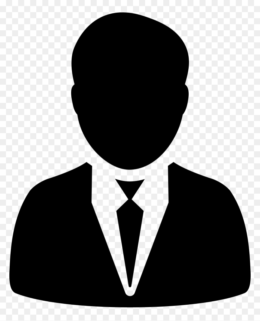 Man In Suit And Tie - Customer Image Black And White, HD Png Download - tie icon png