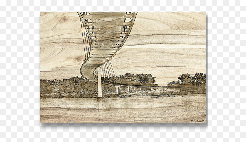 Plank, HD Png Download - wooden bridge png