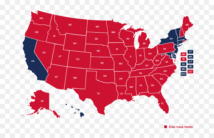 Concealed Carry States, HD Png Download - gunfire effect png
