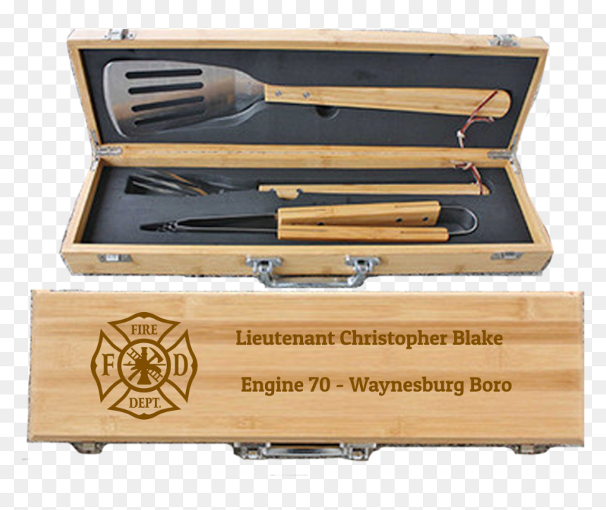 Maltese Cross Bbq Set Laser Engraved And Personalized, HD Png Download - laser fire png