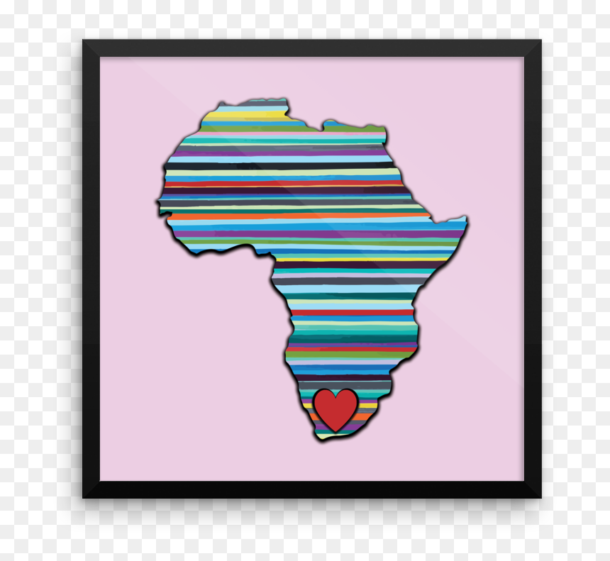 Southafrica Love Sq Mockup Wall - Emblem, HD Png Download - south africa png